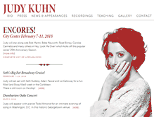 Tablet Screenshot of judykuhn.net